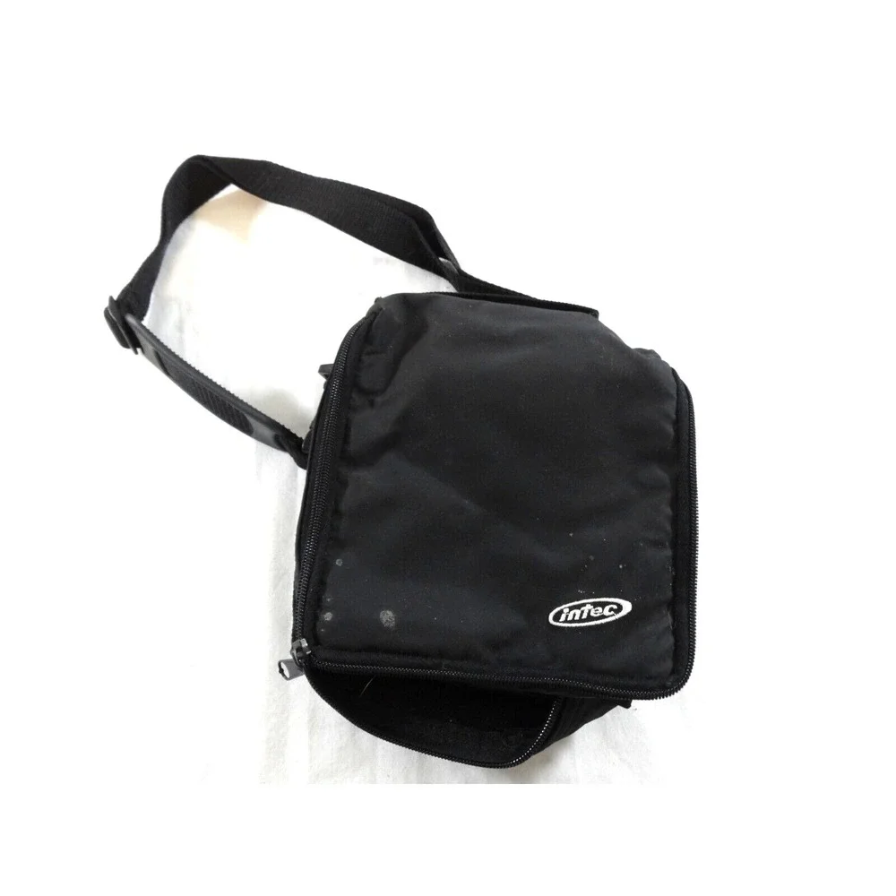 Intec Nintendo Game Boy Advance Black Carrying Case Travel Bag With Accessories‎